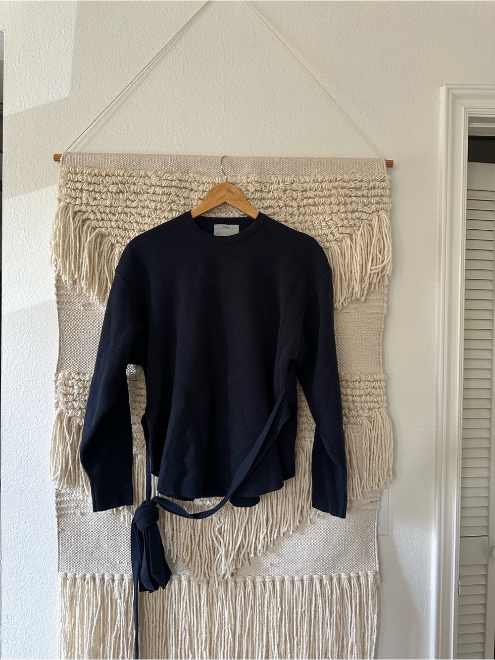 Modern Citizen Nara Tie-Front Knit Sweater